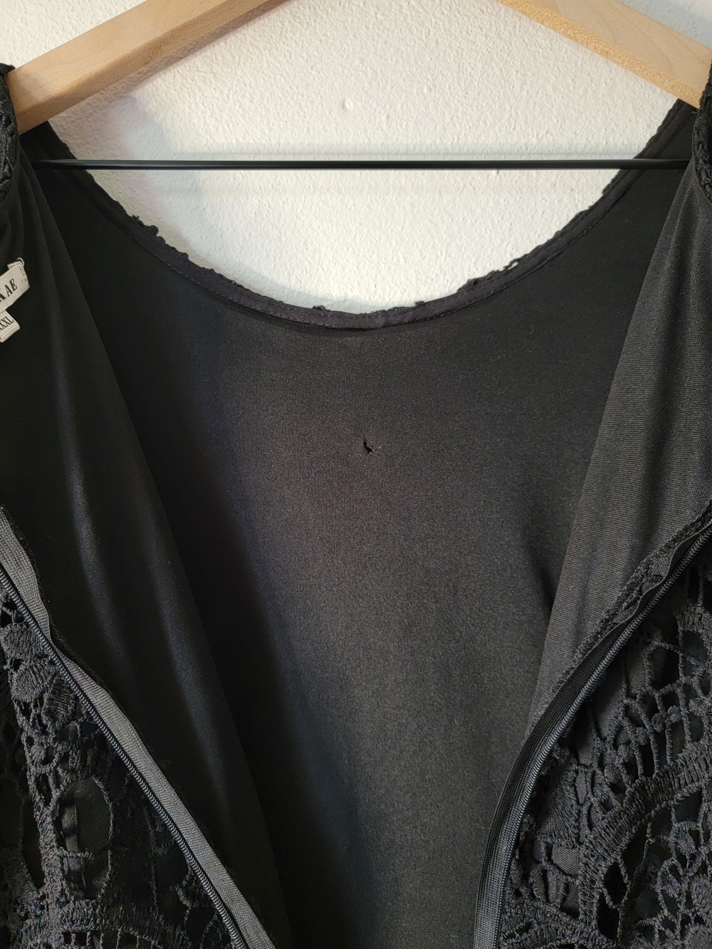 JessaKae Black Crochet Lace Midi Dress Bell Sleeves XXXL - Picture 5 of 16